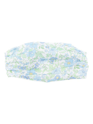 Fascia per capelli per neonata Mariella Ferrari bianco con stampa floreale