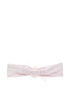 Fascia per neonata Monnalisa rosa con decorazione a fiori - Rubino Kids