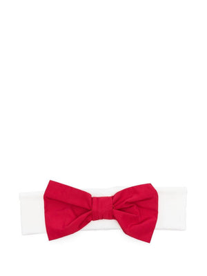 La Stupenderia white baby headband with bow