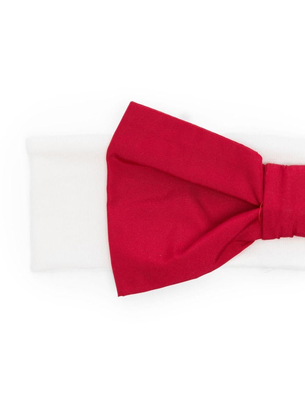 Fascia per neonati La Stupenderia bianca con fiocco - Rubino Kids