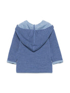 Felpa con cappuccio Alexandros per neonato Bonpoint blu con due tasche - Rubino Kids