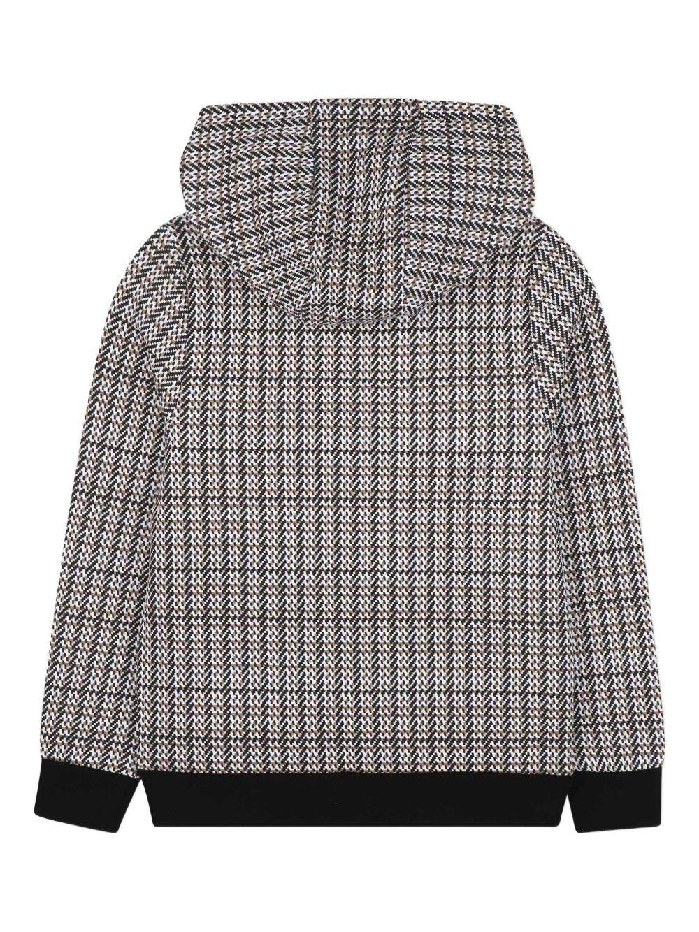 Felpa con cappuccio per bambino Boss Kidswear multicolor con logo - Rubino Kids