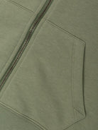 Felpa con stampa e cappuccio per bambino Golden Goose Kids verde con tasca frontale - Rubino Kids