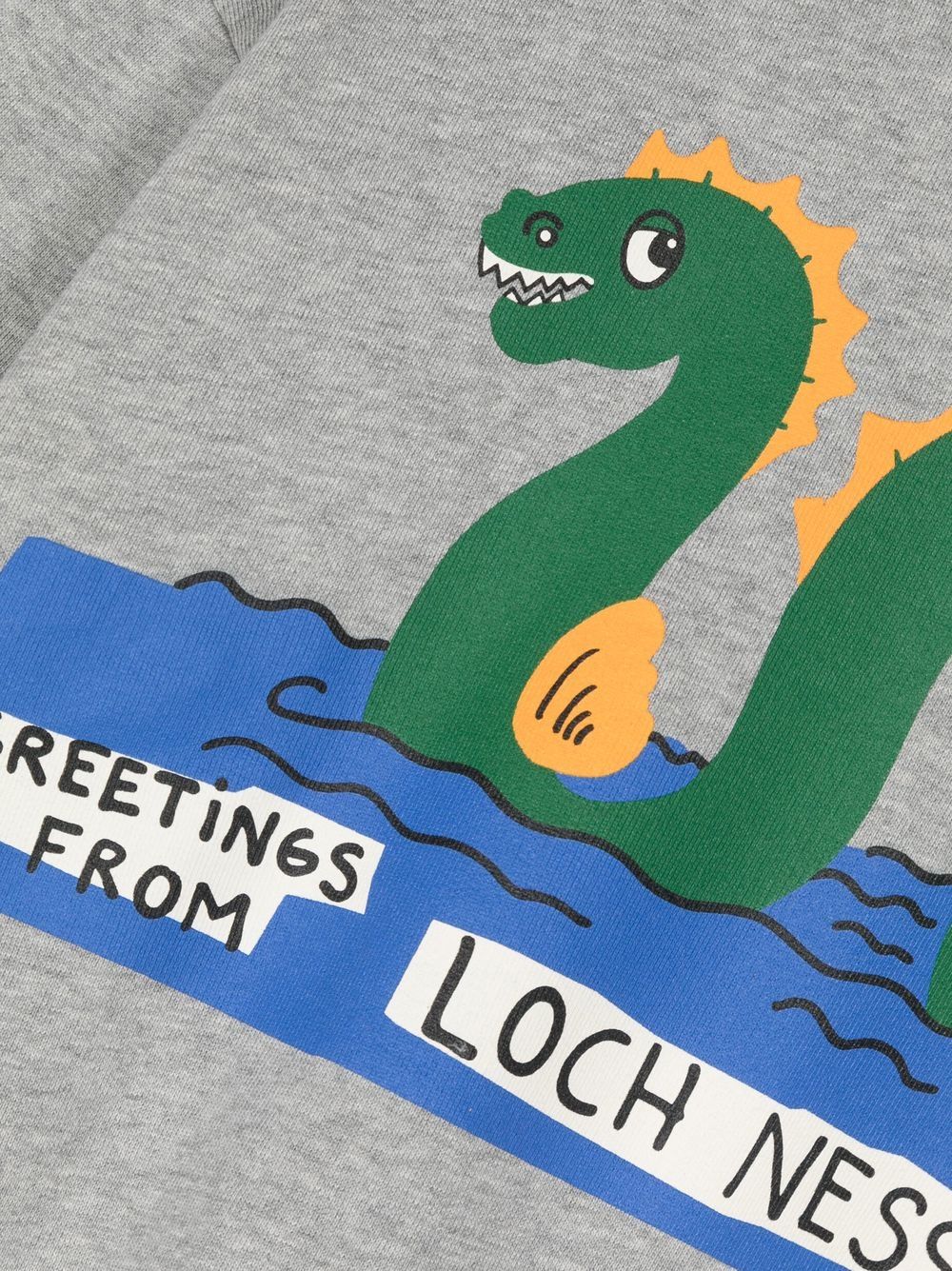 Felpa con stampa Loch Ness Monster - Rubino Kids