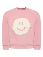 Felpa con stampa per neonata Molo rosa con girocollo - Rubino Kids