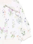 Felpa Daphne per neonata Molo beige con stampa fiori - Rubino Kids