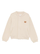 Felpa Jansan per bambino DONSJE beige con orsetto ricamato - Rubino Kids