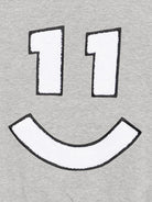 Felpa Magni per bambino Molo grigia con ricamo smile sul davanti - Rubino Kids