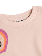 Felpa Marge per bambina Molo rosa con paillettes - Rubino Kids