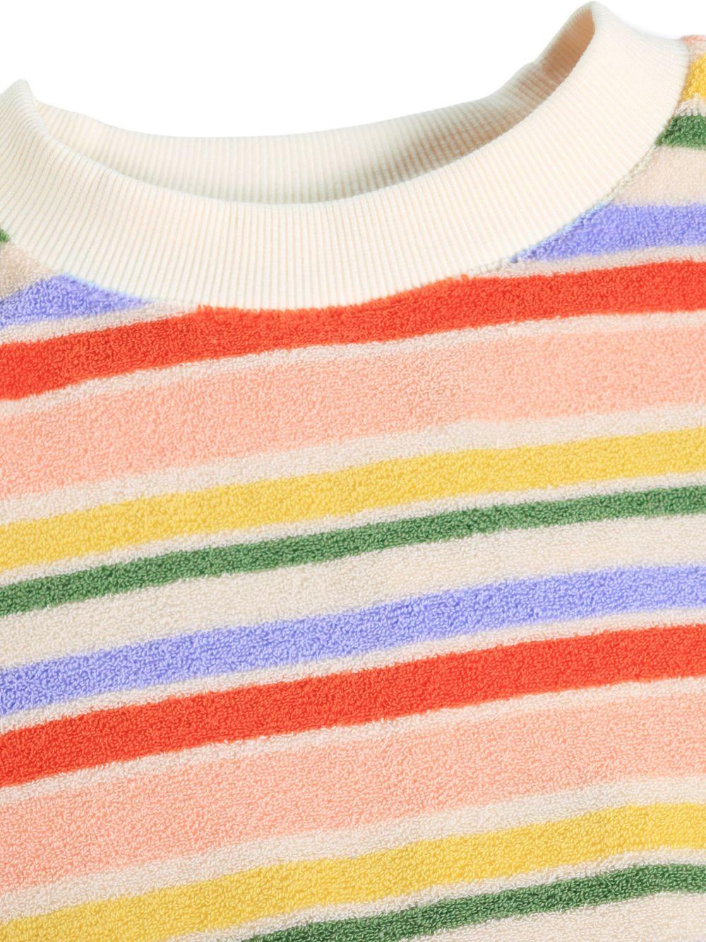 Felpa Marika per bambina Molo multicolore con design a righe - Rubino Kids