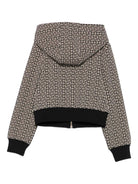 Felpa per bambina Balmain Kids multicolore con cappuccio - Rubino Kids