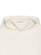 Felpa per bambina Billieblush bianco con stampa e cappuccio - Rubino Kids