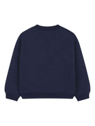 Felpa per bambina Billieblush blu con stampa grafica - Rubino Kids