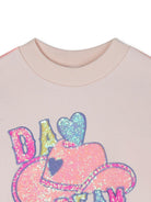 Felpa per bambina Billieblush rosa con paillettes - Rubino Kids