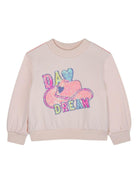 Felpa per bambina Billieblush rosa con paillettes - Rubino Kids
