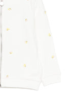 Felpa per bambina Bonpoint bianca con stampa floreale all - over - Rubino Kids