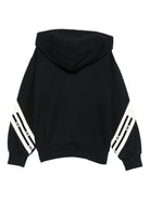 Felpa per bambina Elisabetta Franchi La Mia Bambina nero con cappuccio e zip - Rubino Kids