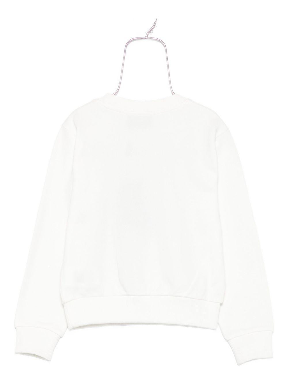 Felpa per bambina ETRO KIDS bianca con motivo Pegaso - Rubino Kids