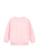 Felpa per bambina Givenchy Kids rosa con stampa tono su tono - Rubino Kids