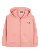 Felpa per bambina Kenzo Kids rosa con cappuccio - Rubino Kids