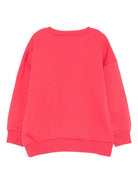 Felpa per bambina Konges Slojd rossa con paillettes e maniche lunghe - Rubino Kids