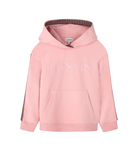 Felpa per bambina Lanvin Enfant rosa con cappuccio - Rubino Kids