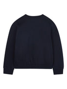 Felpa per bambina Michael Kors Kids blu con stampa logo - Rubino Kids