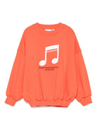 Felpa per bambina Mini Rodini rosso con ricamo sul davanti - Rubino Kids