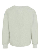 Felpa per bambina Molo blu con stampa floreale e coniglio - Rubino Kids