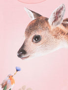 Felpa per bambina Molo rosa con stampa grafica - Rubino Kids