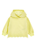 Felpa per bambina Monnalisa giallo con chiusura a coulisse - Rubino Kids