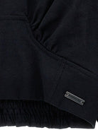 Felpa per bambina Monnalisa nero in jersey - Rubino Kids