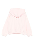 Felpa per bambina Moschino Kids rosa con stampa Teddy Bear - Rubino Kids