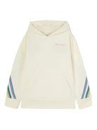 Felpa per bambina Palm Angels Kids beige con cappuccio - Rubino Kids