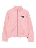 Felpa per bambina Palm Angels Kids rosa con zip - Rubino Kids