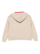 Felpa per bambina Philosophy Di Lorenzo Serafini Kids beige con logo ricamato - Rubino Kids