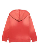 Felpa per bambina Scotch & Soda Kids rossa con stampa grafica sul petto - Rubino Kids