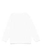 Felpa per bambina Stella McCartney Kids bianco con stampa grafica Earth - Rubino Kids