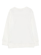 Felpa per bambina Stella McCartney Kids bianco con stampa Stellabrate - Rubino Kids