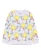 Felpa per bambina Stella McCartney Kids lilla con stampa stelle - Rubino Kids
