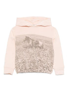 Felpa per bambina Stella McCartney Kids rosa con stampa grafica sul davanti - Rubino Kids