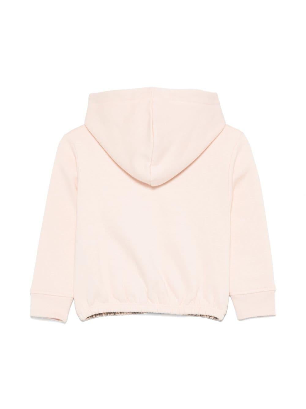 Felpa per bambina Stella McCartney Kids rosa con stampa grafica sul davanti - Rubino Kids