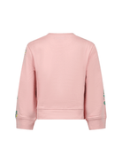 Felpa per bambina Stella McCartney Kids rosa con stampa logo sul davanti - Rubino Kids
