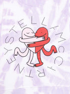 Felpa per bambina Stella McCartney Kids viola con motivo tie - dye - Rubino Kids