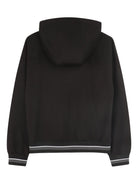 Felpa per bambini Dkny Kids nera con cappuccio e zip - Rubino Kids