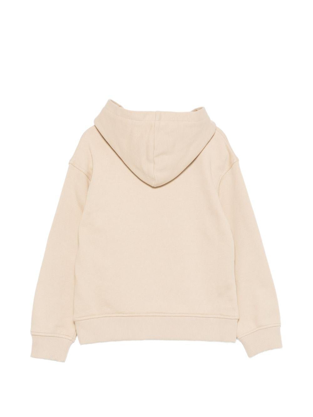 Felpa per bambini Moschino Kids beige con stampa tre Teddy Bear - Rubino Kids