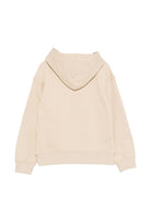 Felpa per bambini Moschino Kids beige con stampa tre Teddy Bear - Rubino Kids