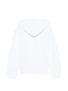 Felpa per bambini Moschino Kids bianchi con tre Teddy Bear - Rubino Kids