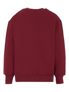 Felpa per bambini MSGM Kids rosso con logo sul davanti - Rubino Kids