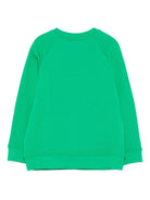 Felpa per bambini Stella McCartney Kids verde con stampa albero - Rubino Kids